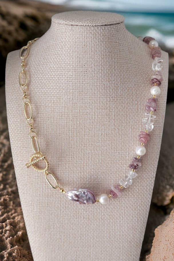 Mermaid’s Coin Pearl Necklace - One of a Kind!