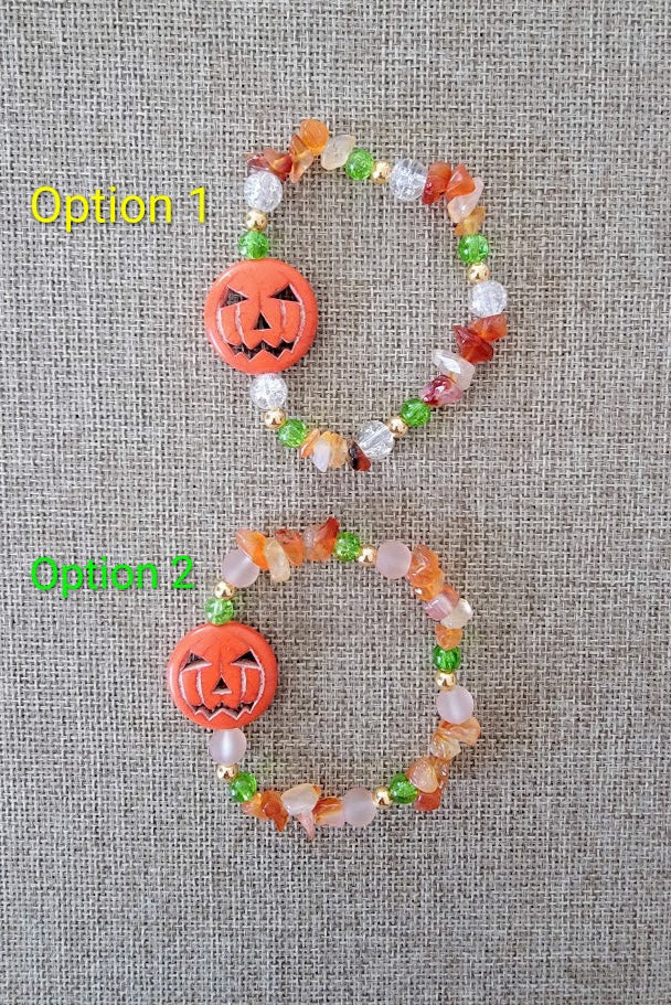 Harbor Jacks — Pumpkin Lantern Bracelet - NEW