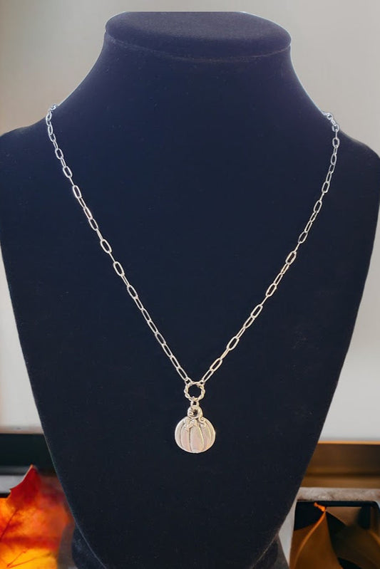 Pumpkin Charm Necklace –  Fall in Coastal New England