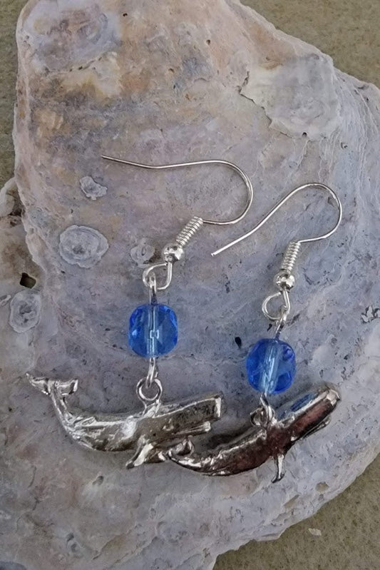 Whim & Whalebone – Mystic Whale Earrings