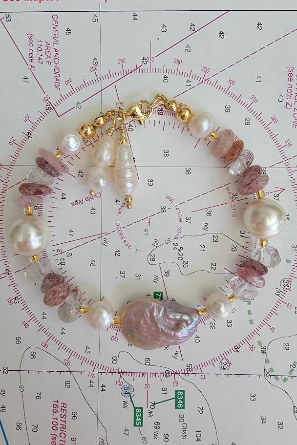 Mermaid’s Coin Pearl Bracelet