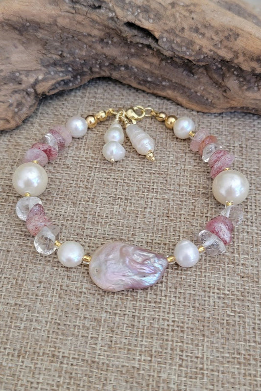 Mermaid’s Coin Pearl Bracelet