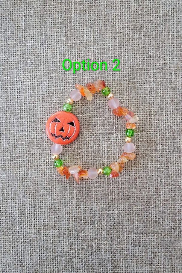 Harbor Jacks — Pumpkin Lantern Bracelet - NEW