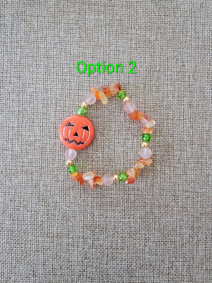 Harbor Jacks — Pumpkin Lantern Bracelet - NEW