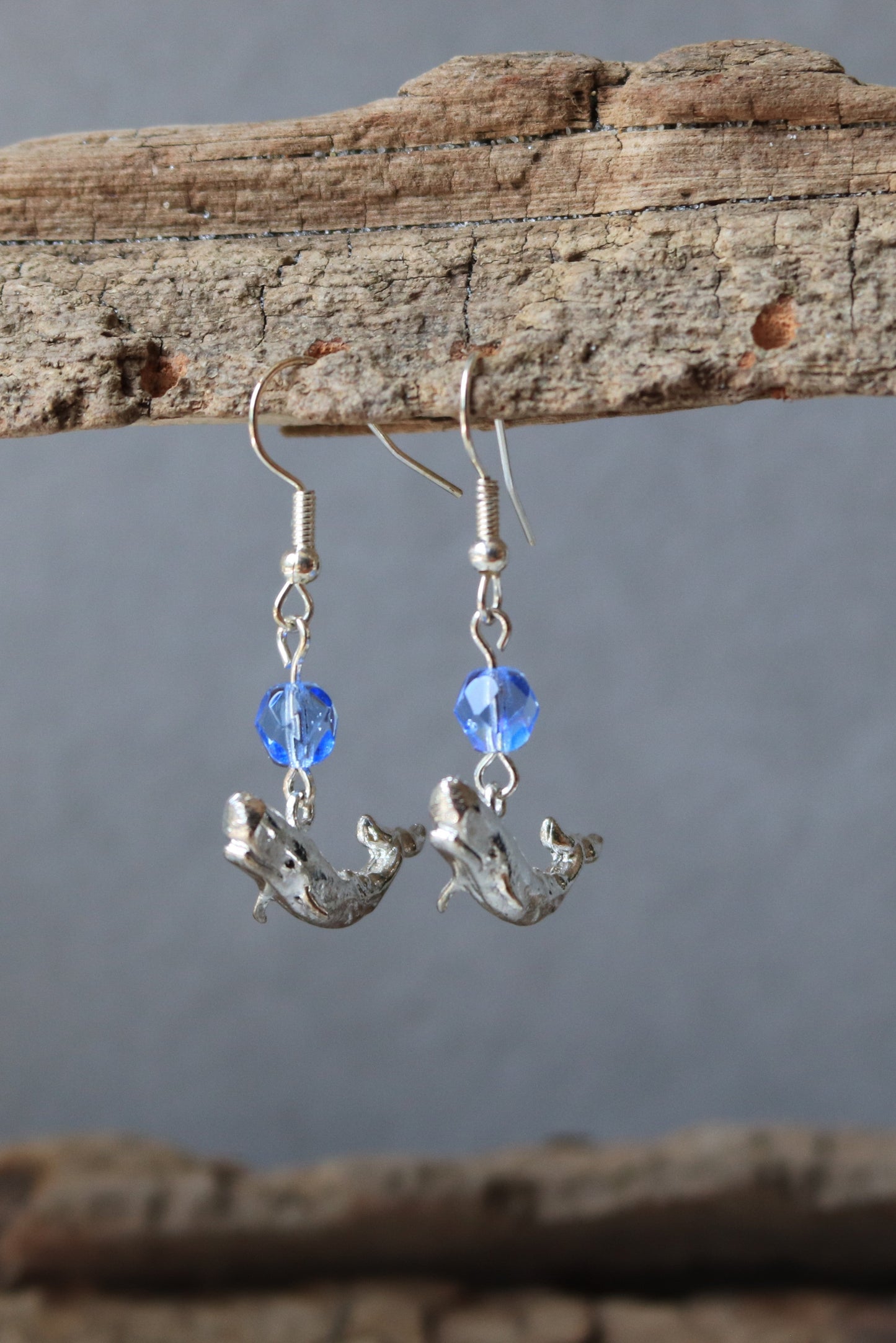 Whim & Whalebone – Mystic Whale Earrings